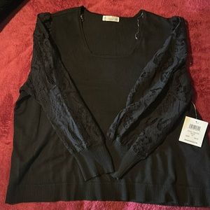 Long sleeve black 89th+Madison shirt size 2x